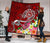 Tahiti Premium Quilt - Turtle Plumeria (Red) - Polynesian Pride