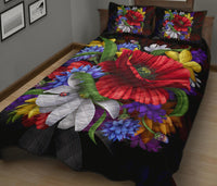 Blooming Flower Quilt Bed Set - Polynesian Pride