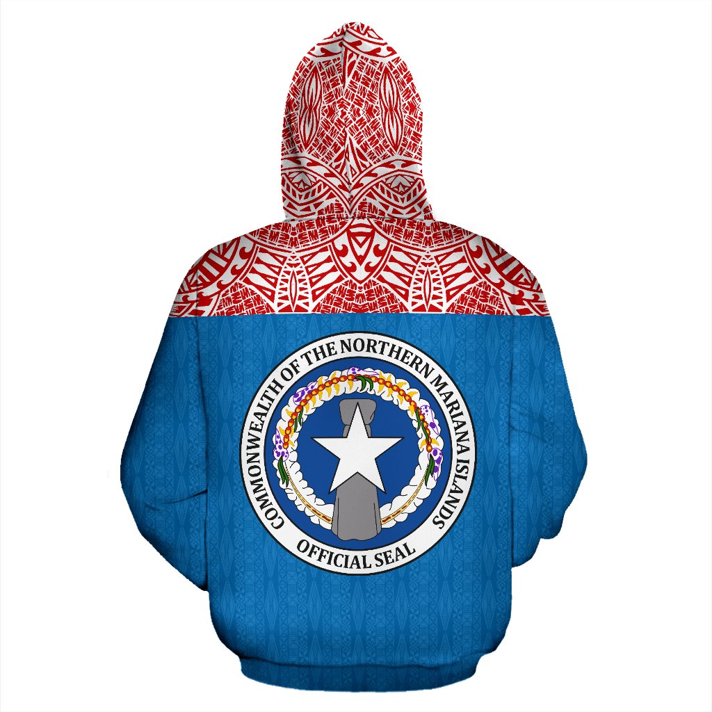 Northern Mariana Islands All Over Hoodie Polynesian Hoodie Style - Polynesian Pride