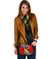 Tonga Rugby Leather Saddle Bag Polynesian Style Pinwheel - Polynesian Pride