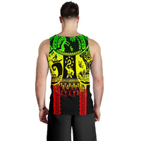 Polynesian Men's Tank Top, Maui Tattoo Polynesian Patterns (Reggae) - Polynesian Pride