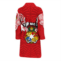 Tonga Rugby Men's Bath Robe Royal Style - Polynesian Pride