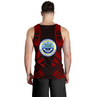Federated States Of Micronesia Men Tank Top - Polynesian Tattoo Red - Polynesian Pride