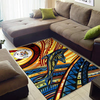 Niue Area Rug - Dolphin Surfing - Polynesian Pride