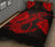 Anchor Poly Tribal Quilt Bed Set Red - Polynesian Pride
