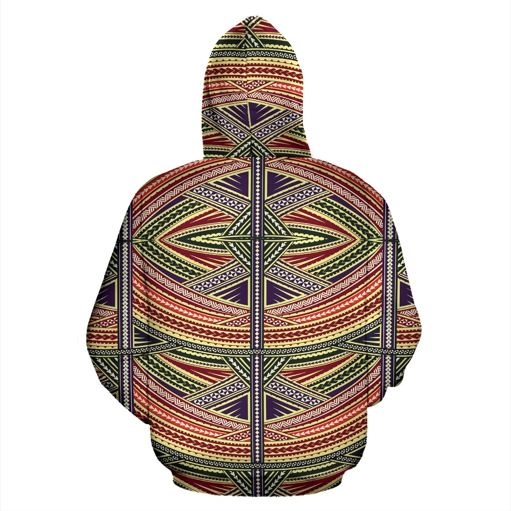 Polynesian Zip up Hoodie Tribal 11 - Polynesian Pride