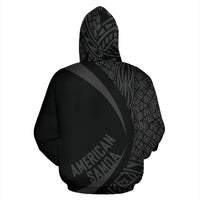 American Samoa Turtle Polynesian Hoodie Circle Style 01 - Polynesian Pride