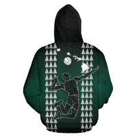 Polynesian Hawaii Zip up Hoodie Volleyball Hawaiian Pattern - Polynesian Pride