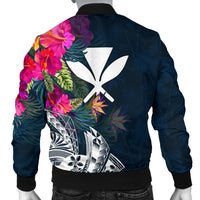 Polynesian Hawaii Custom Personalised Men's Bomber Jacket - Summer Vibes - Polynesian Pride