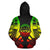Pohnpei All Over Hoodie Reggae Color Tattoo Style - Polynesian Pride