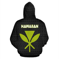 Polynesian Hawaii Zip up Hoodie Papa Hawaiian God of the Myths and Legends - Polynesian Pride