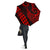 Seal Of Hawaii Polynesian Umbrella Red - Circle Style - Polynesian Pride
