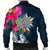 Polynesian Custom Personalised Men's Bomber Jacket - Summer Vibes - Polynesian Pride
