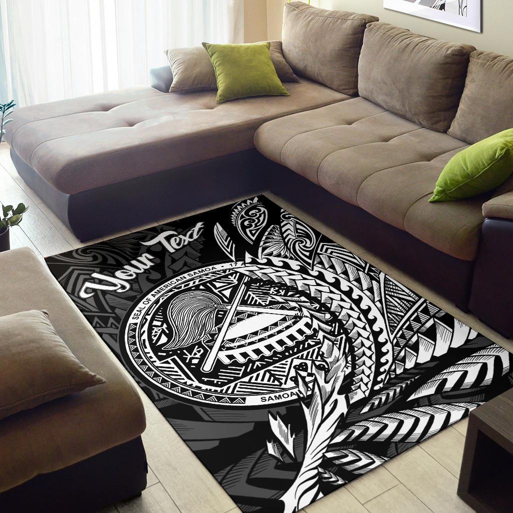 American Samoa Area Rug - Custom Personalised Wings Style - Polynesian Pride