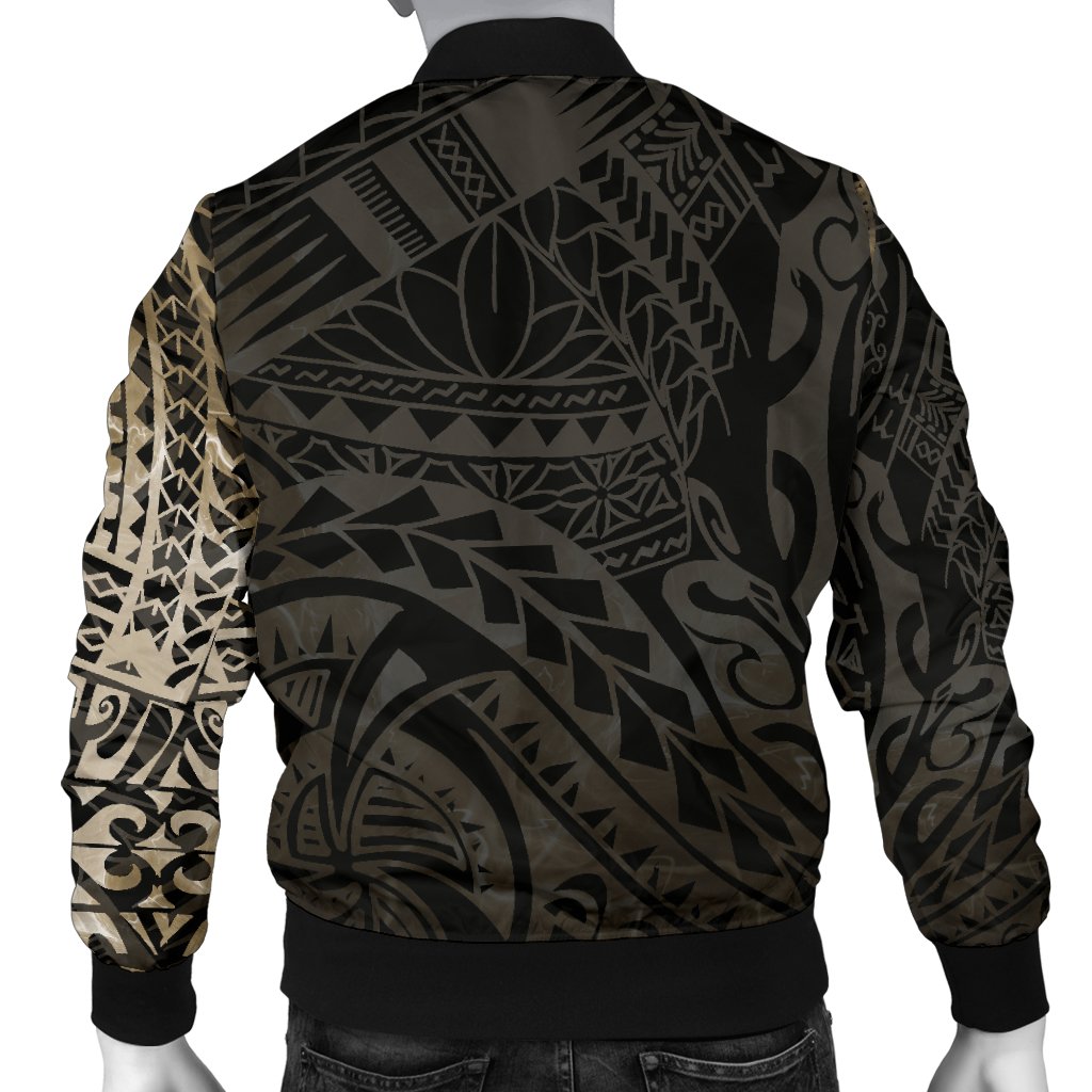 Polynesian Tattoo Style Men's Bomber Jacket New - Polynesian Pride