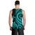 Guam Men's Tank Top - Turquoise Tentacle Turtle - Polynesian Pride