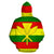 Hawaii Kanaka Flag Zip up Hoodie Warrior Style - Polynesian Pride