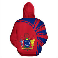 Cook Islands Zip Hoodie Premium Style - Polynesian Pride