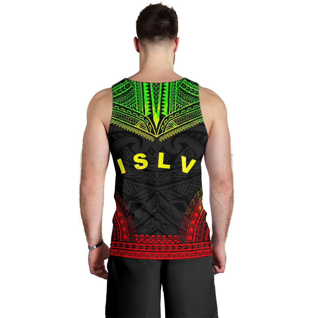 Society Islands Men's Tank Top - Polynesian Chief Reggae Version - Polynesian Pride