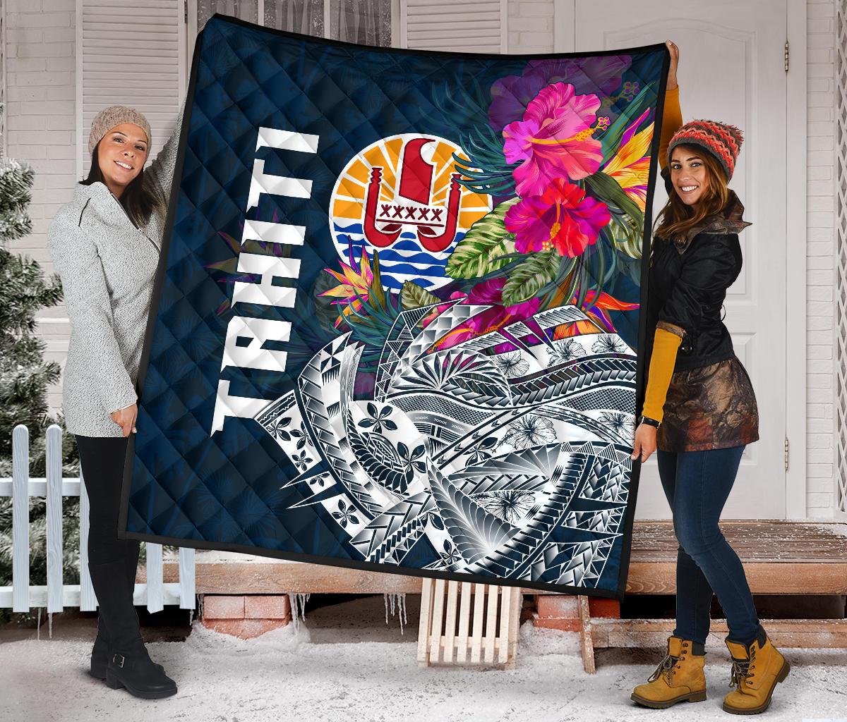 Tahiti Premium Quilt - Tahiti Summer Vibes - Polynesian Pride