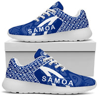 Samoa Sporty Sneakers - Transit Blue Style - Polynesian Pride