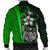 Pohnpei Micronesia Men's Bomber Jackets Green - Turtle With Hook - Polynesian Pride