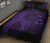 Hula Girl Hibiscus Map Quilt Bed Set - Purple - Polynesian Pride