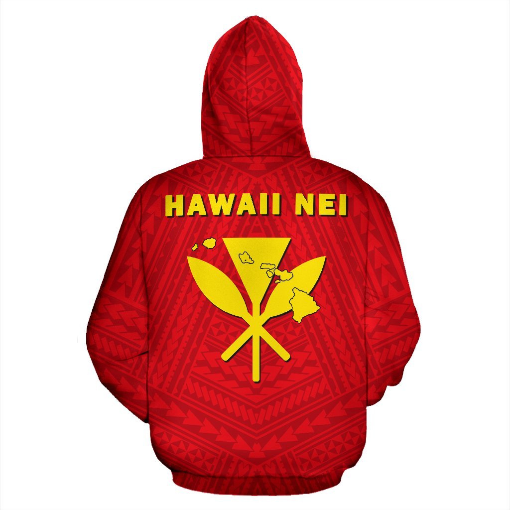 Hawaii Kanaka Polynesian Hoodie - Polynesian Pride