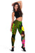 Palau Polynesian Women's Leggings - Hibiscus and Banana Leaves - Polynesian Pride