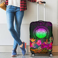 Northern Mariana Islands Polynesian Luggage Covers - Summer Hibiscus - Polynesian Pride
