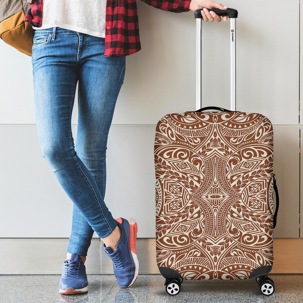 Polynesian Culture Luggage Covers Black - Polynesian Pride