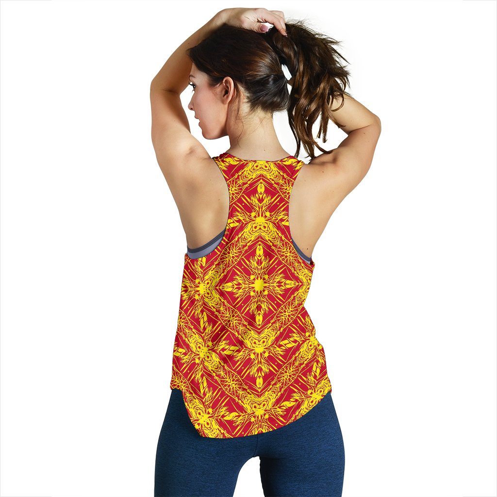 Polynesian Women's Racerback Tank Orange - Polynesian Pride