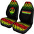 Guam Custom Personalised Car Seat Covers - Guam Coat Of Arms Fog Reggae Style - Polynesian Pride