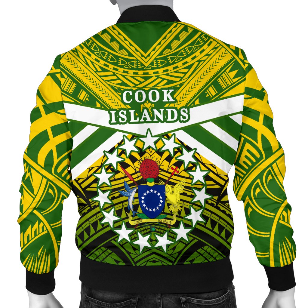 Cook Islands Rugby Men Bomber Jacket Spirit - Polynesian Pride