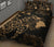 Turtle Hibiscus Map Gold Quilt Bed Set - Polynesian Pride