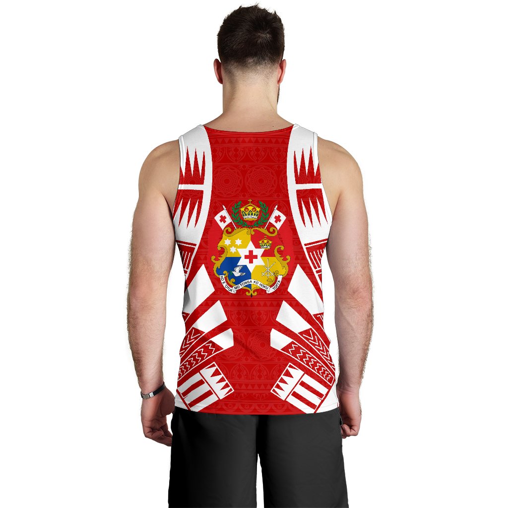 Tonga Men Tank Top - Polynesian Tattoo Flag - Polynesian Pride