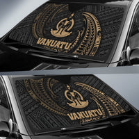 Polynesian Vanuatu Sun Shades - Gold Tribal Wave - Polynesian Pride