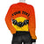 Halloween Bats Custom Personalised Sweater - Polynesia Orange Version - Polynesian Pride