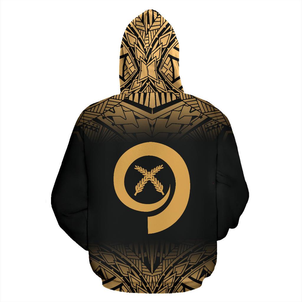 Vanuatu Polynesian Hoodie Gold Fog - Polynesian Pride
