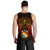 Tonga Polynesian Men's Tank Top - Red Manta Ray - Polynesian Pride