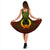 Polynesian Pohnpei Midi Dress - Reggae Vintage Polynesian Patterns - Polynesian Pride