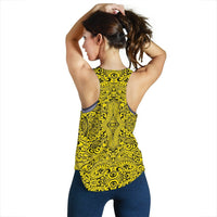 Polynesian Culture Yellow Women's Racerback Tank Top - Polynesian Pride