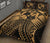 Tonga Polynesian Quilt Bed Set - Tonga Gold Seal Polynesian Tattoo - Polynesian Pride