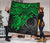 Pohnpei Polynesian Premium Quilt - Polynesian Green Turtle - Polynesian Pride