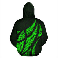 Sua Lions Pride Polynesian Warrior Hoodie Green Color - Polynesian Pride