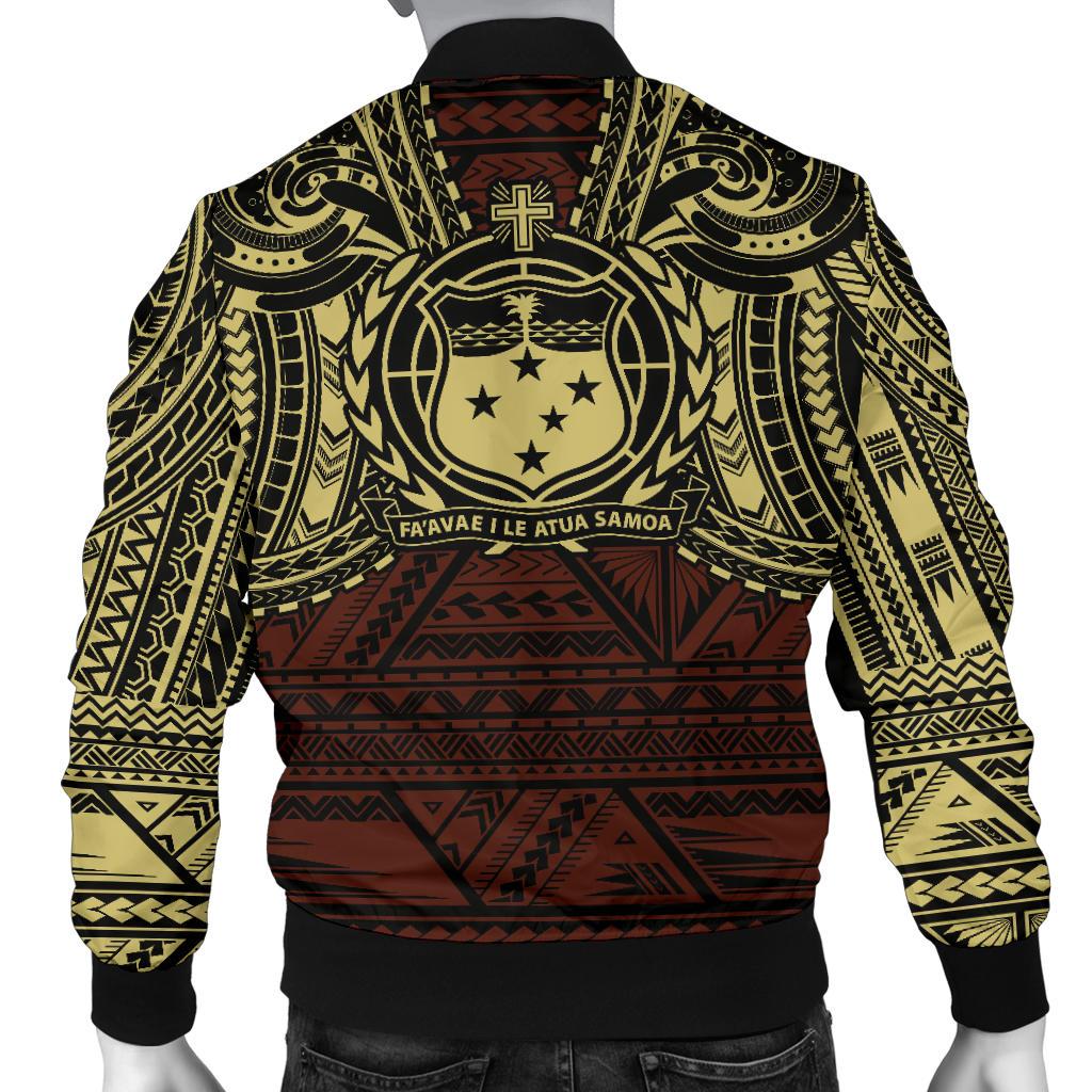 Samoa Men's Bomber Jacket - Spirit - Polynesian Pride