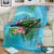 Hawaii Ohana Turtle Premium Blanket - Polynesian Pride