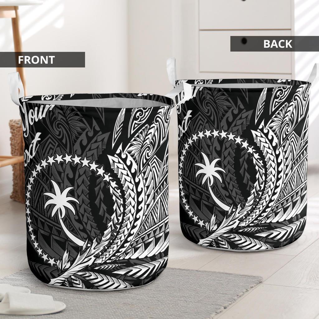 Chuuk State Laundry Basket - Custom Personalised Wings Style - Polynesian Pride