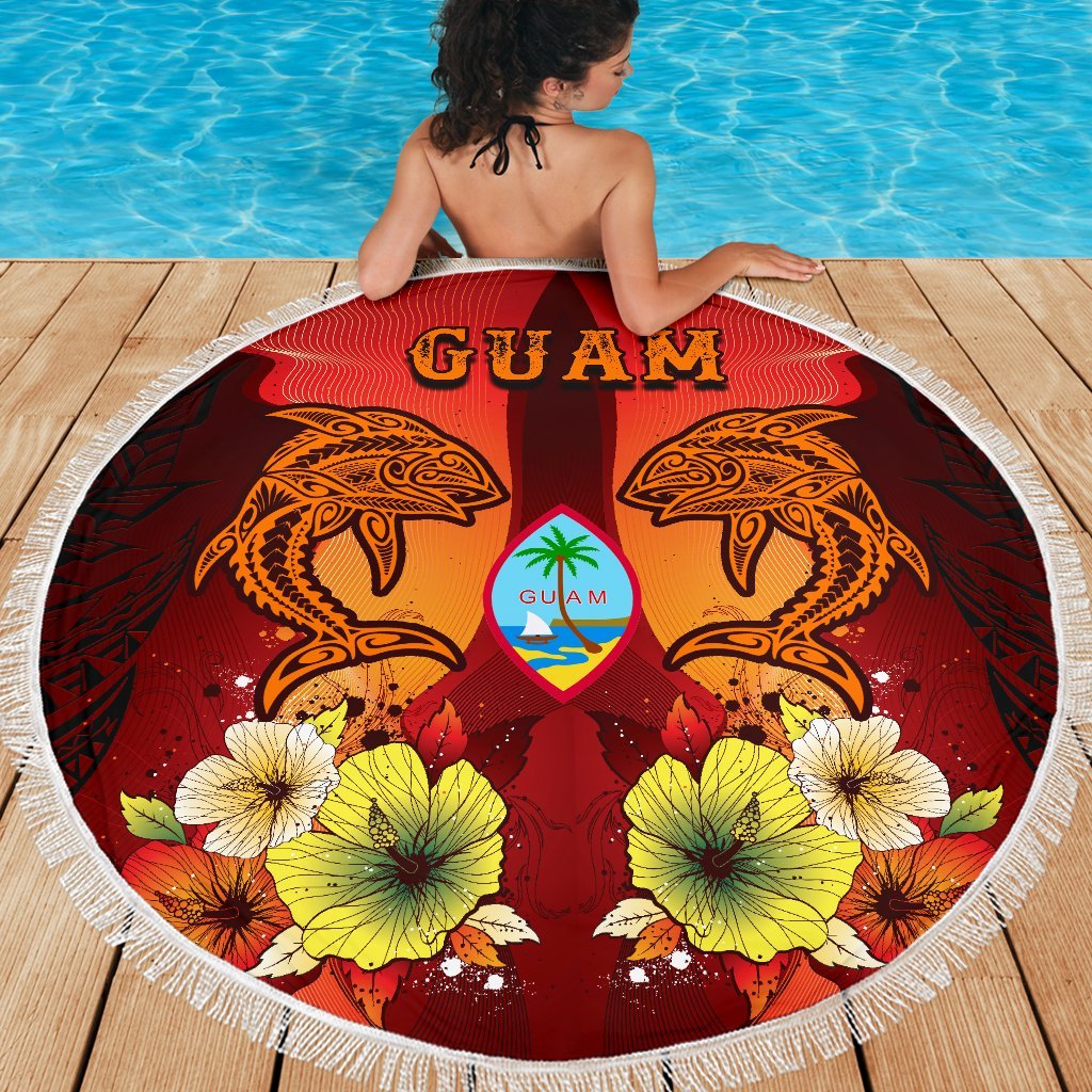 Guam Beach Blanket - Tribal Tuna Fish - Polynesian Pride