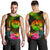 Tahiti Polynesian Men's Tank Top - Hibiscus and Banana Leaves - Polynesian Pride
